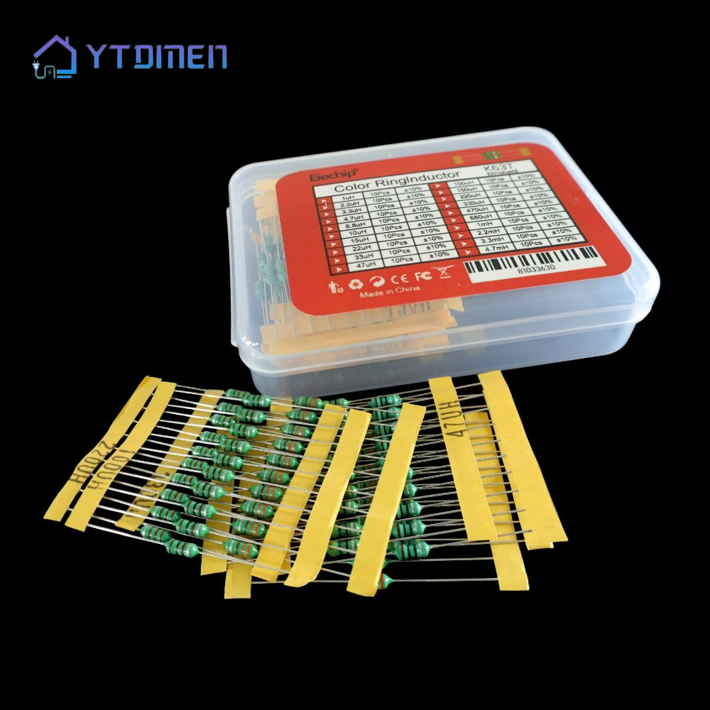 Diy Electronics Gadget - 200pcs 1/2W 0410 Color Ring Inductor