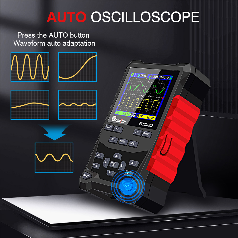 2024 Newest TOOLTOP ET120MC2 D - Oscilloscope Dso Mini review and price