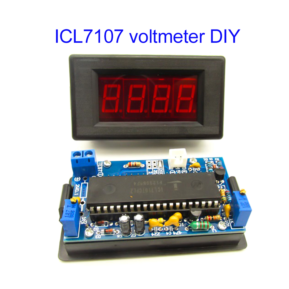ICL7107 Voltmeter DIY Kit Part - Diy Electronics Gadget review and price