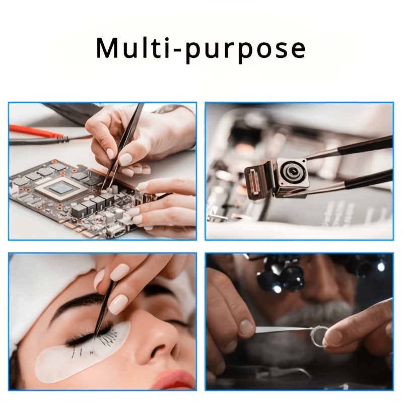 10Pcs ESD Anti‑Static Tweezers - Diy Electronics Gadget review and price