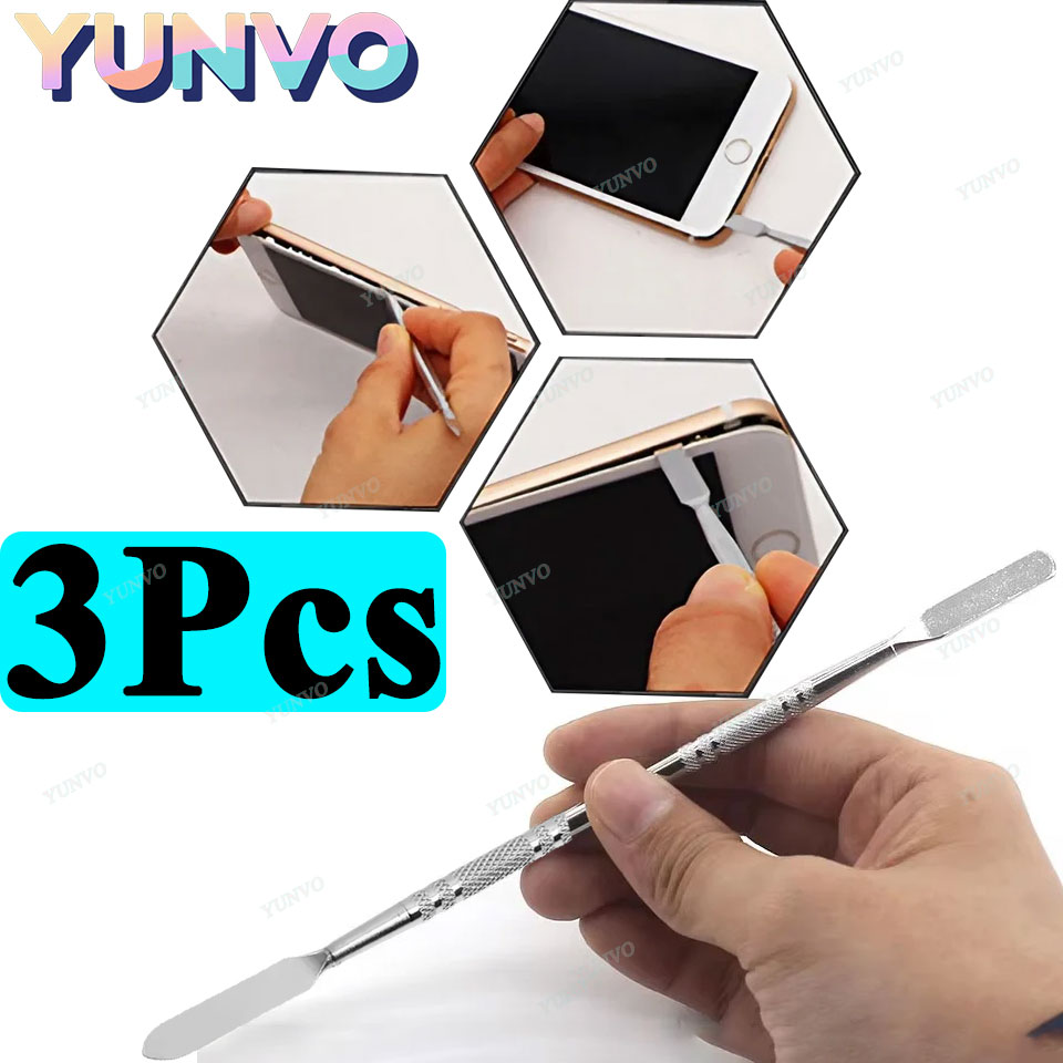 3Pcs Metal Spudger Crowbar Sta - Diy Electronics Repair review and price