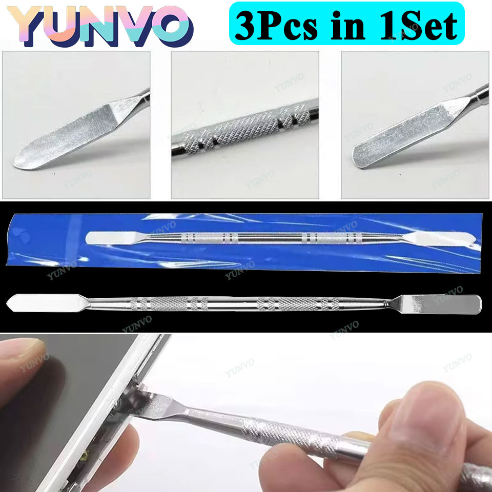 3Pcs Metal Spudger Crowbar Sta - Diy Electronics Repair review and price