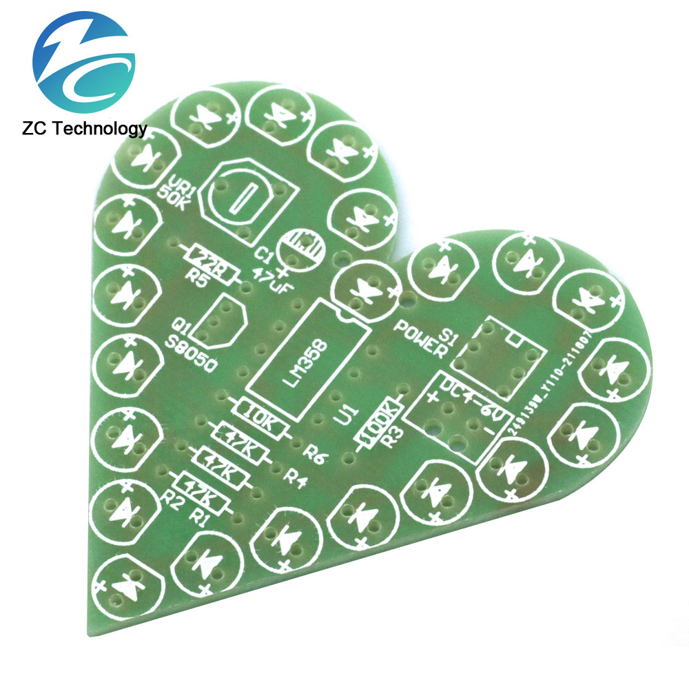 DIY Kit Heart Shape Breathing  - Diy Electronics Gadget review and price