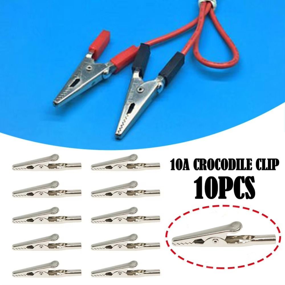 10Pcs/Set Durable 51mm 10A All - Crocodile Clip Set review and price