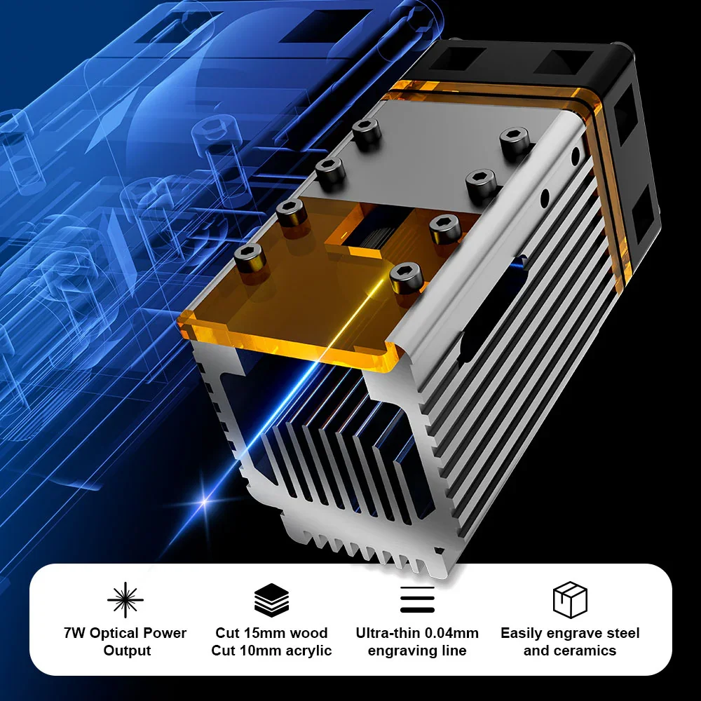 NEJE 7W Diode Laser Engraver C - Diy Lightsaber Electronics review and price