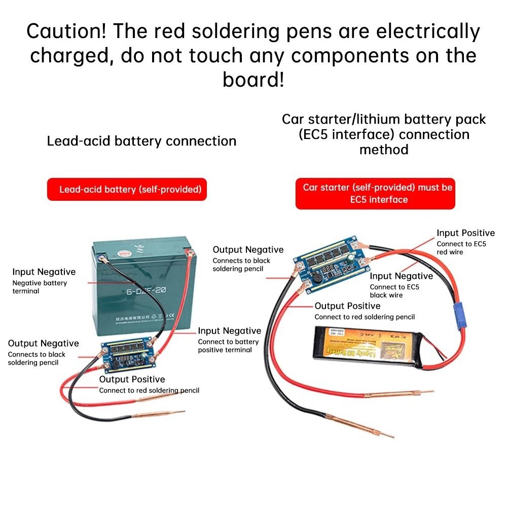 Portable 12V Spot Welder 10AWG - Diy Electronics Spot Welder review and price