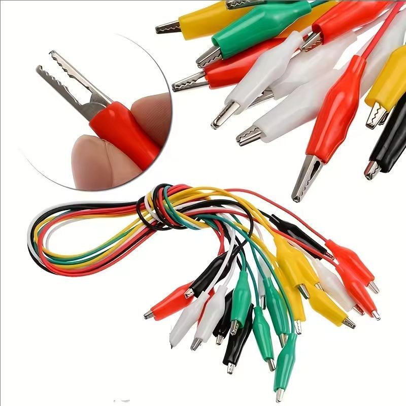 1Set / 10PCS Alligator Clips E - Crocodile Clip Set review and price